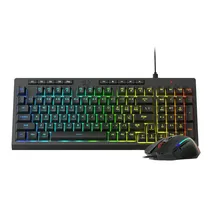 Redragon Teclado + Mouse S141 Rylo Combo RGB Wired Ingles Black