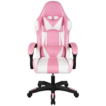 Cadeira Gamer Panther Level LVS-165 - Rosa / Branco