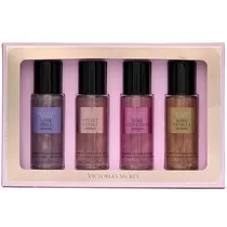 Kit Colônia Spray Feminino Victoria's Secret Shimmer Brume Parfumée 75 ML - 4 Unidades