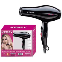 Secador de Cabelo Kemey KM-5810 - 1500W - 220V/50HZ - Preto