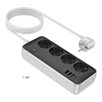 AC22 Adaptador c/ Alargue L=3M Negro