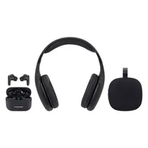 Kit Blaupunkt 3 Em 1 Fone/Headset/ Speaker Wireless - Preto