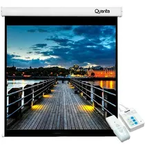 Tela de Projeção Quanta QTTLE150 150" 220V - Branco