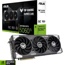 Placa de Vídeo Asus Tuf Gaming Geforce RTX 5060 Ti 8 GB GDDR7 Oc Edition - Preto (‎TUF-RTX5060TI-O8G-Gaming)