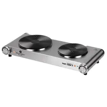 Fogão Elétrico Electrobras Fast Cook II EBPE-22 - 1800W - 2 Bocas - 110V - Prata