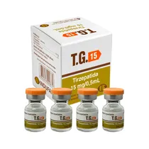 Tirzepatida TG 15MG - 4 Ampolas 0.5ML Cada - Caixa Nova