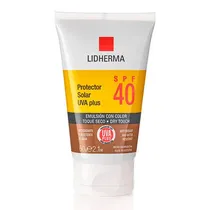 Protetor Solar Lidherma c/Cor SPF40 60GR