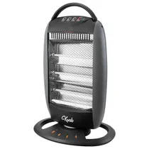 Aquecedor Elétrico Krab KBEO1200 - 1200W - 220V - Preto e Cinza