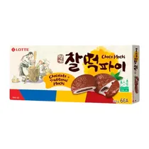 Mochi Lotte Chocolate Tradicional Caixa 210G