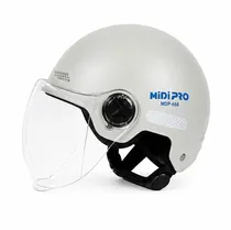 Capacete Midi Pro MDP-668 Cinza Claro