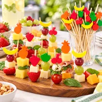 Palitos de Bambu para Espetinhos Frutas 20 Peças 2X1