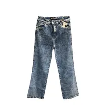Jeans Feminino Brilho Azul
