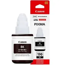 Tinta Canon GI-190BK Negro G1100 G1110 G2100 G2111 (6000 Pag) 135ML