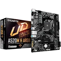 Placa Mãe Gigabyte A520M H Argb Socket AM4 / DDR4
