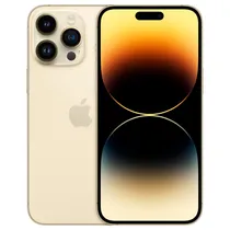 Apple iPhone 14 Pro Max 256GB LL A2651 Tela Super Retina XDR 6.7 Cam 48+12+12MP/12MP Ios 16 Gold - Swap 'Grade B' (Esim)(Garantia 1 Mês) / Fully Tested - 100% Funcional