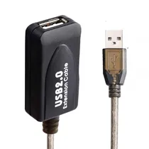 Cable Extensor USB 15M AM/Af 2.0 com Amplificador