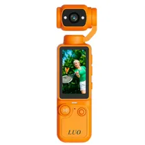 Mini Camera de Ação Esportiva Luo LU-SY25 / 180° / 5V / 2000MAH - Laranja