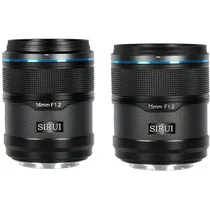 Lente Sirui Kit 16MM e 75MM Sony-e MS-2SEB