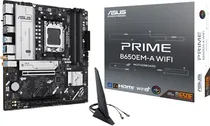Placa Mãe Asus Prime B650EM-A Wifi AM5/ USB-A/ 4XDDR5/ PCI-e/ HDMI/ DP