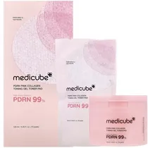 Almohadillas Tónicas Medicube PDRN Pink Collagen Toning Gel Pad de 120ML (70 Unidades)