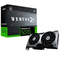 Placa de Vídeo MSI Geforce RTX5070 Ventus 2X Oc Edition, 12GB GDDR7, 192BITS, 1X HDMI 3X Displayport, 912-V532-009 912-V532-009