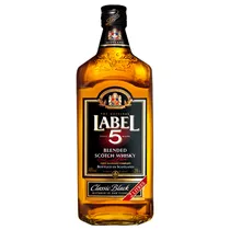 Rótulo do Uisque 5 Blended 2L