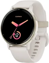 Relógio GPS Garmin Vivoactive 5 010-02862-11 - Cream Gold/Ivory