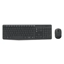 Logitech Teclado+Mouse Wireless MK235 Esp 920-007901 Negro