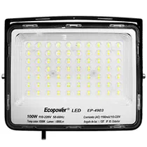 Refletor de Luz Ecopower EP-4903 100W - Preto