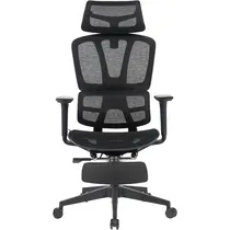 Cadeira Ergonômica Quanta Vector Pro QTSE3 - com Apoio Cervical - Ajustável - Preto