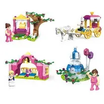 Cogo Bloques Cogo Girls Fairytale Dream 8 Modelos (Consig) Plastico 6+ Años Multicolor