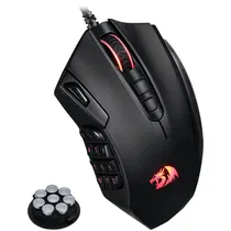 Mouse Gamer Redragon Azzinoth M921-RGB - com Fio - 12400DPI - 18 Botões - Preto