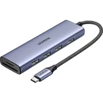 Adaptador Hub Ugreen CM511 6 Em 1 USB HDMI TF/SD