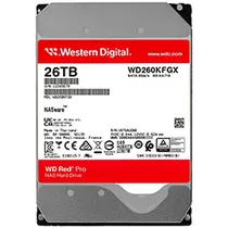 HD Western Digital 26TB WD Red Pro Nas 3.5" SATA 3 7200RPM - WD260KFGX