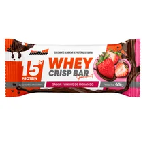 New Millen Whey Crisp Bar 45G - Fondue de Morango