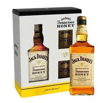 Whisky Jack Daniel's Honey 750ML Con 2 Vasos Y Caja