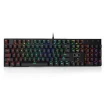 Teclado Gaming Redragon Devarajas K556 RGB Switch Outemu Brown  (Ingles) - Preto