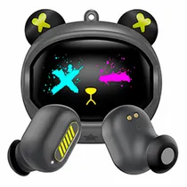Headset Gamer Onikuma T20 TWS Space Bear / Bluetooth - Preto