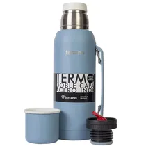 Terrano Termo Premium Acero Inox 1L Celeste