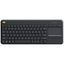 Teclado Sem Fio Logitech Media K400 Plus 920-007123 com Touchpad (Espanhol) - Black