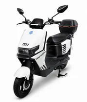 Moto Elétrica Midi Pro MDP-007 1000W 60V/24AH Branco/Cinza (Acompanha Capacete)