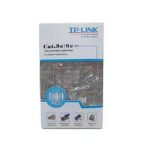 Conector RJ45 CAT5/CAT6 Metal -(BK) C/100 TP-Link
