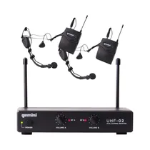 Headset Microfono Dual Gemini 02HL Uhf