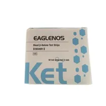 Eaglenos Teste de Cetona No Sangue - 50 Tiras