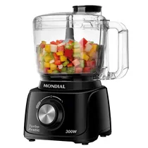 Mini Processador de Alimentos Mondial Turbo Pratic MP-16-B - 300W - 500ML - 110V/60HZ - Preto