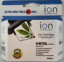 Tinta Ion HP 667XL Black 24ML