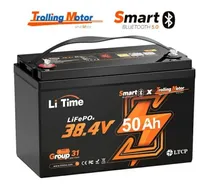 Bateria de Litio Litime LIFEPO4 Bluetooth For Marine Trolling Deep Cycle 36V 50AH