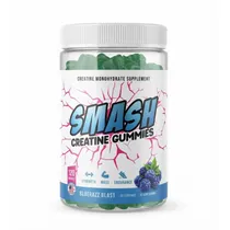 Smash Creatine Gummies Bluerazz - 120 CT