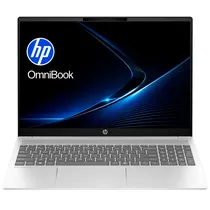 Notebook HP Omnibook 5 16-BC1052WM, AMD Ryzen 5 8540U 3.50HZ (4.90GHZ), 8GB Ram, 512GB SSD, Tela 16" 2K (1920 X 1200), Windows 11 Home, Inglês, Prata
