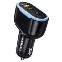Carregador Sate p/ Carro A-CC2014 QC3.0+PD Black
